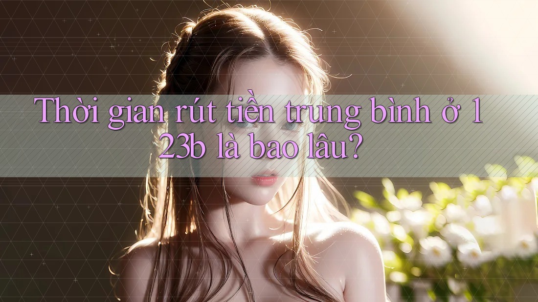 Thời gian rút tiền trung bình ở 123b là bao lâu? Thời gian rút tiền trung bình ở 123b là bao lâu?