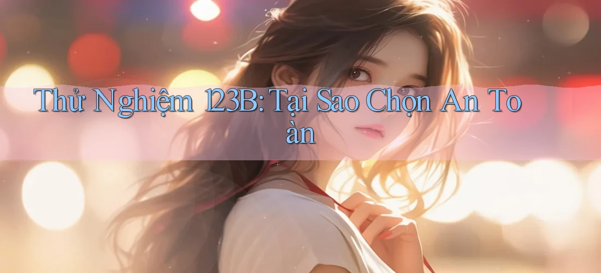 thử nghiệm 123b tại sao chọn an toàn