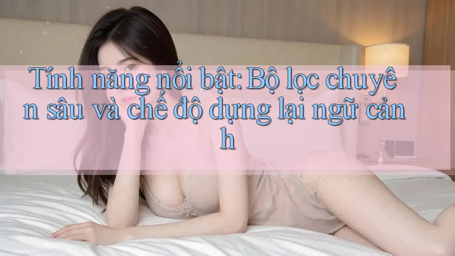 Tính năng nổi bật: Bộ lọc chuyên sâu và chế độ dựng lại ngữ cảnh