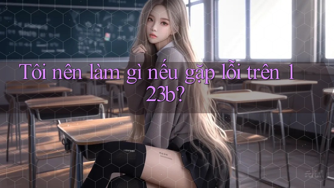 Tôi nên làm gì nếu gặp lỗi trên 123b? Tôi nên làm gì nếu gặp lỗi trên 123b?