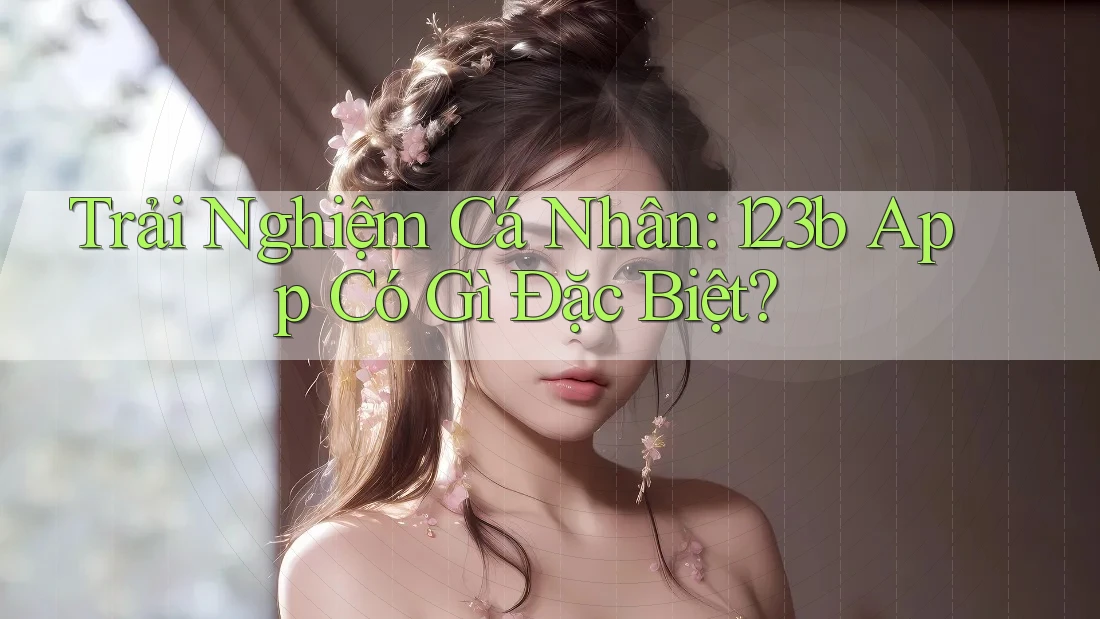 Trải Nghiệm Cá Nhân: 123b App Có Gì Đặc Biệt? Trải Nghiệm Cá Nhân: 123b App Có Gì Đặc Biệt?