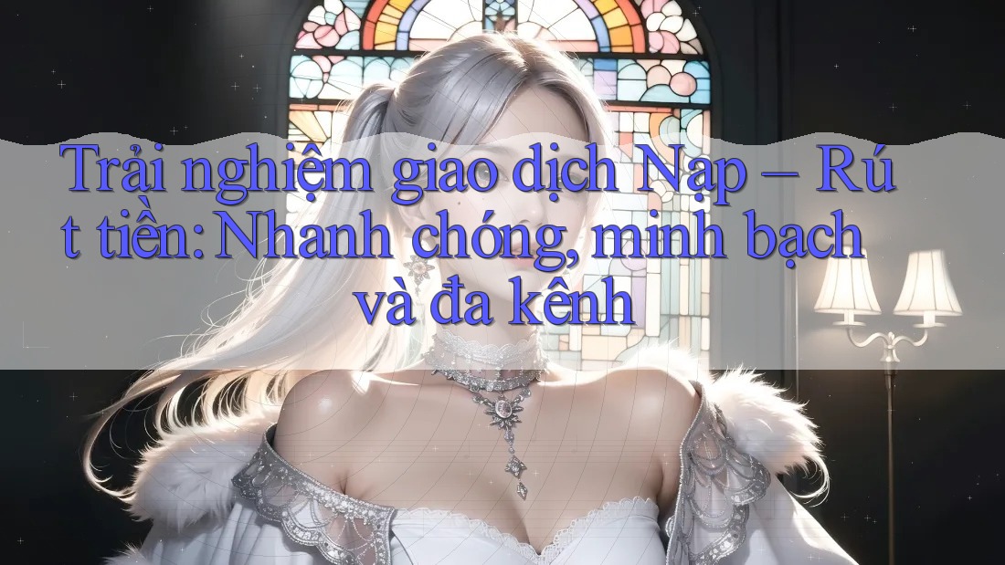 Trải nghiệm giao dịch Nạp – Rút tiền: Nhanh chóng, minh bạch và đa kênh
