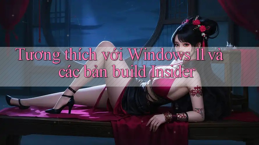 Tương thích với Windows 11 và các bản build Insider Tương thích với Windows 11 và các bản build Insider