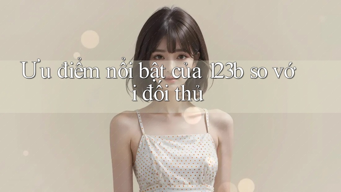 Ưu điểm nổi bật của 123b so với đối thủ Ưu điểm nổi bật của 123b so với đối thủ